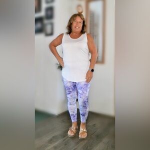 Jordan Purple Geometric Athletic Pants